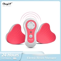 ckeyin electric breast massage instrument pads chest enlargement firming massager relaxation breast enhancer lifting therapy