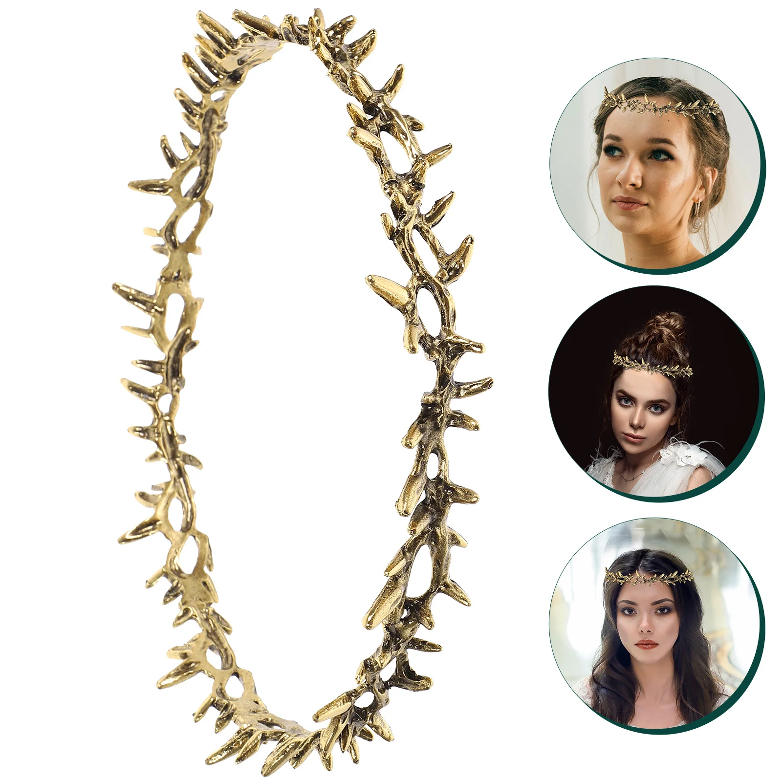 Корона шипов вечерние аксессуары для волос древняя серебряная повязка на голову