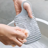 new mini washboard portable thicken non slip laundry board washing childrens clothes socks travel cleaning tools accessories