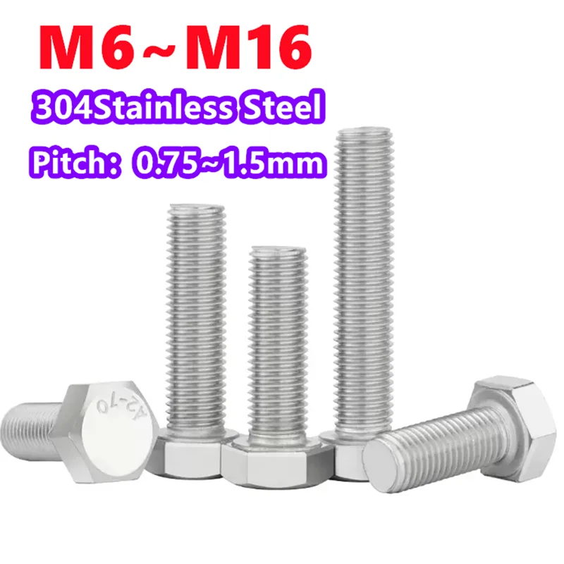 

Набор болтов М6-М16 из нержавеющей стали 304