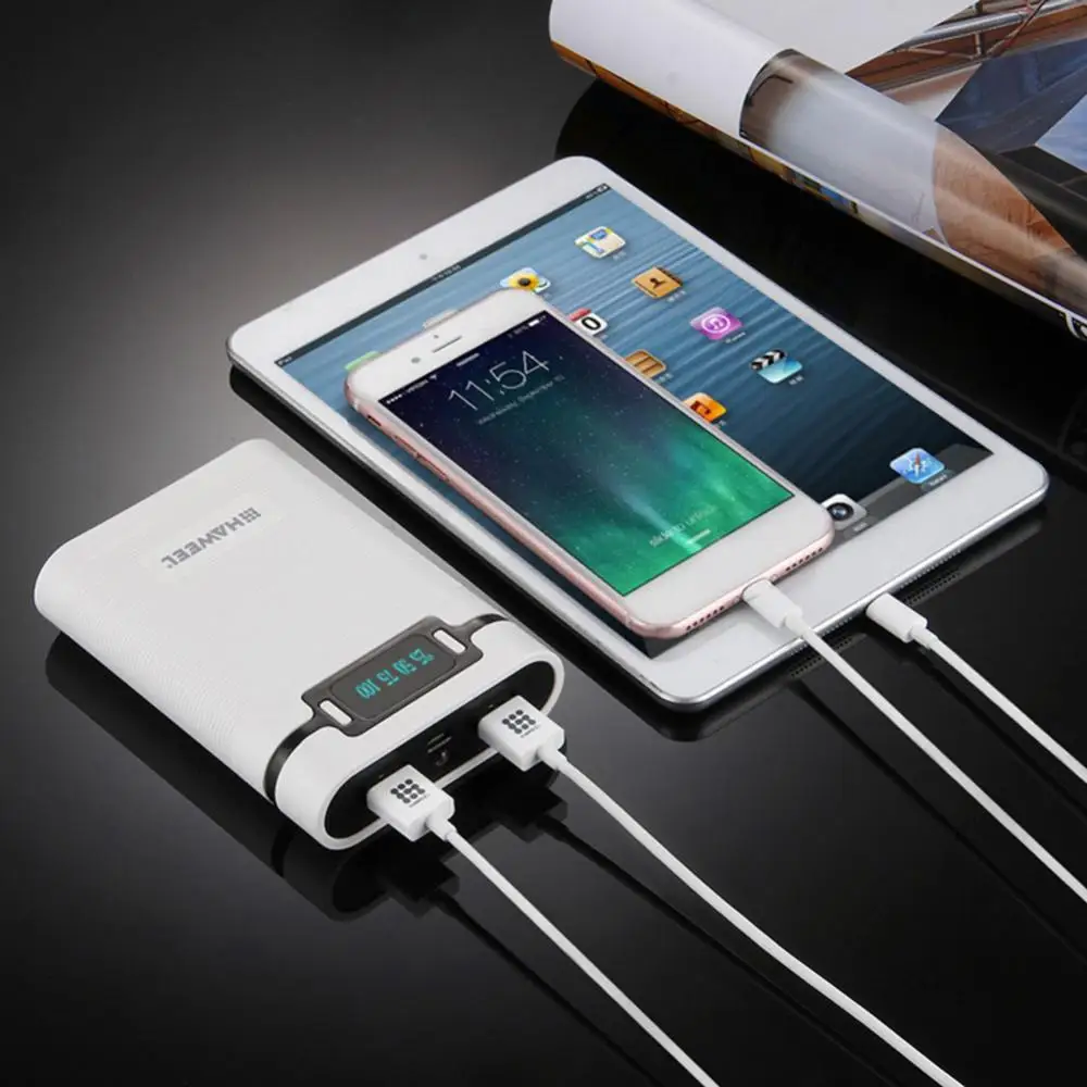 Фото Портативный корпус внешнего аккумулятора с двумя USB-портами, 5 В/18650 А №3