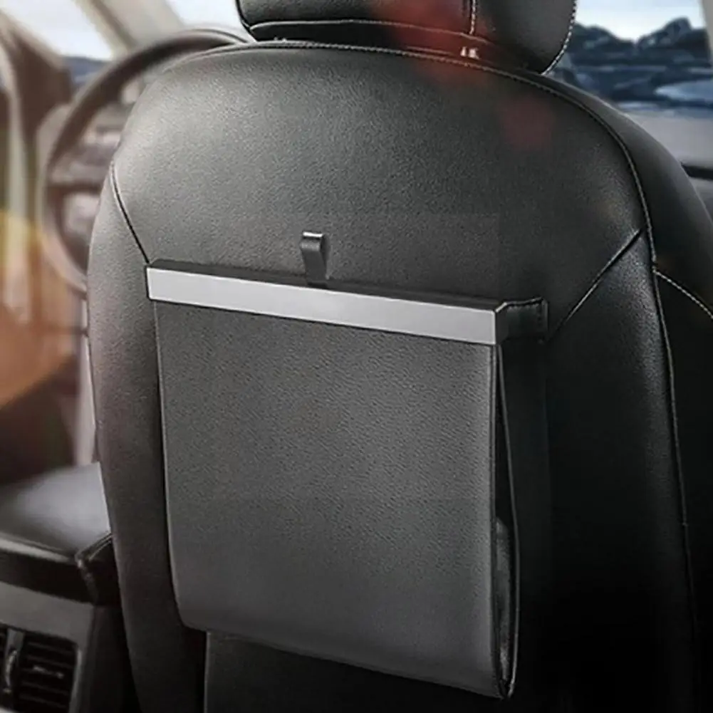 

ing Car Trash Can Car Garbage Can Collapsible Waterproof Garbage Bag Car Accessories Interior Mini Bin For Front Back M9A8
