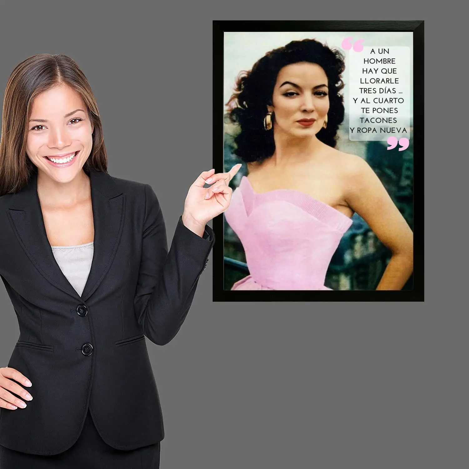 Фото Плакат на холсте Maria Felix, настенное искусство, печать с изображением, современная семья, декор для спальни, постеры, декоративная живопись №4
