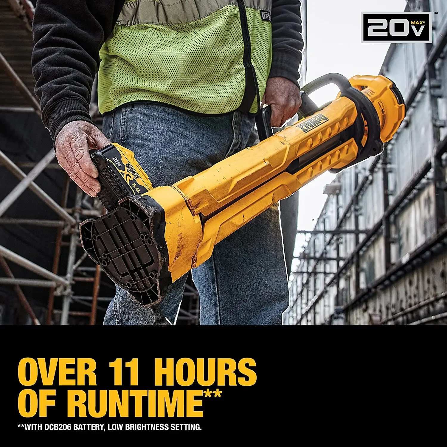 Штатив-тренога DEWALT DCL079 макс. 20 в яркость 3000/1800/1000 люмен 3 режима