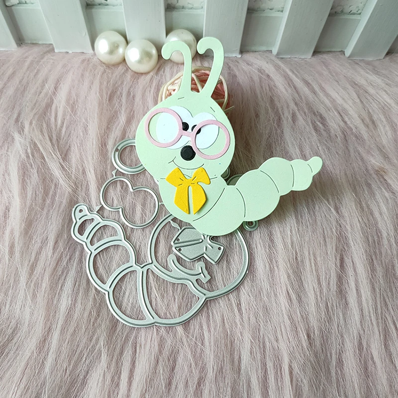 Новые бабочки гусеницы металлическая высекальная форма для фотоальбома с