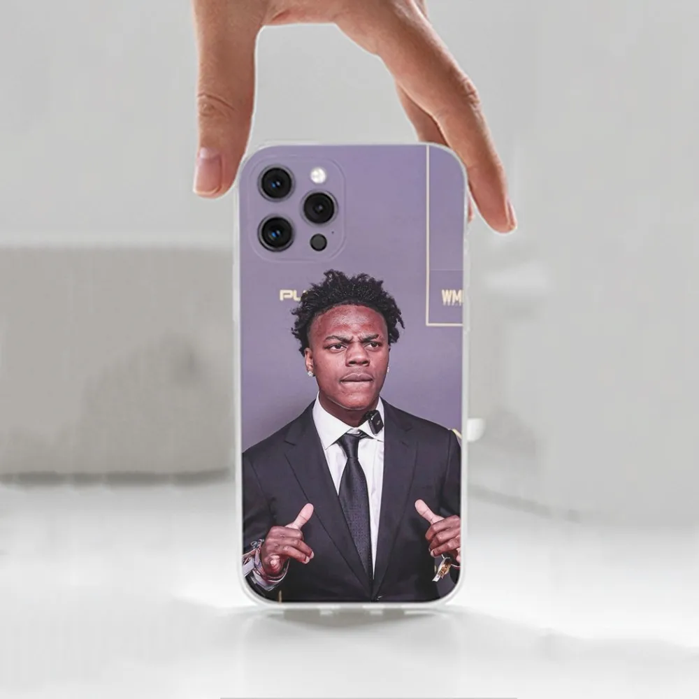 Funny I-IShowSpeed Youtuber Case For iPhone 16 15 14 13 12 11 Plus Pro Max XR XS X 7 8 SE Mini Transparent Silicone