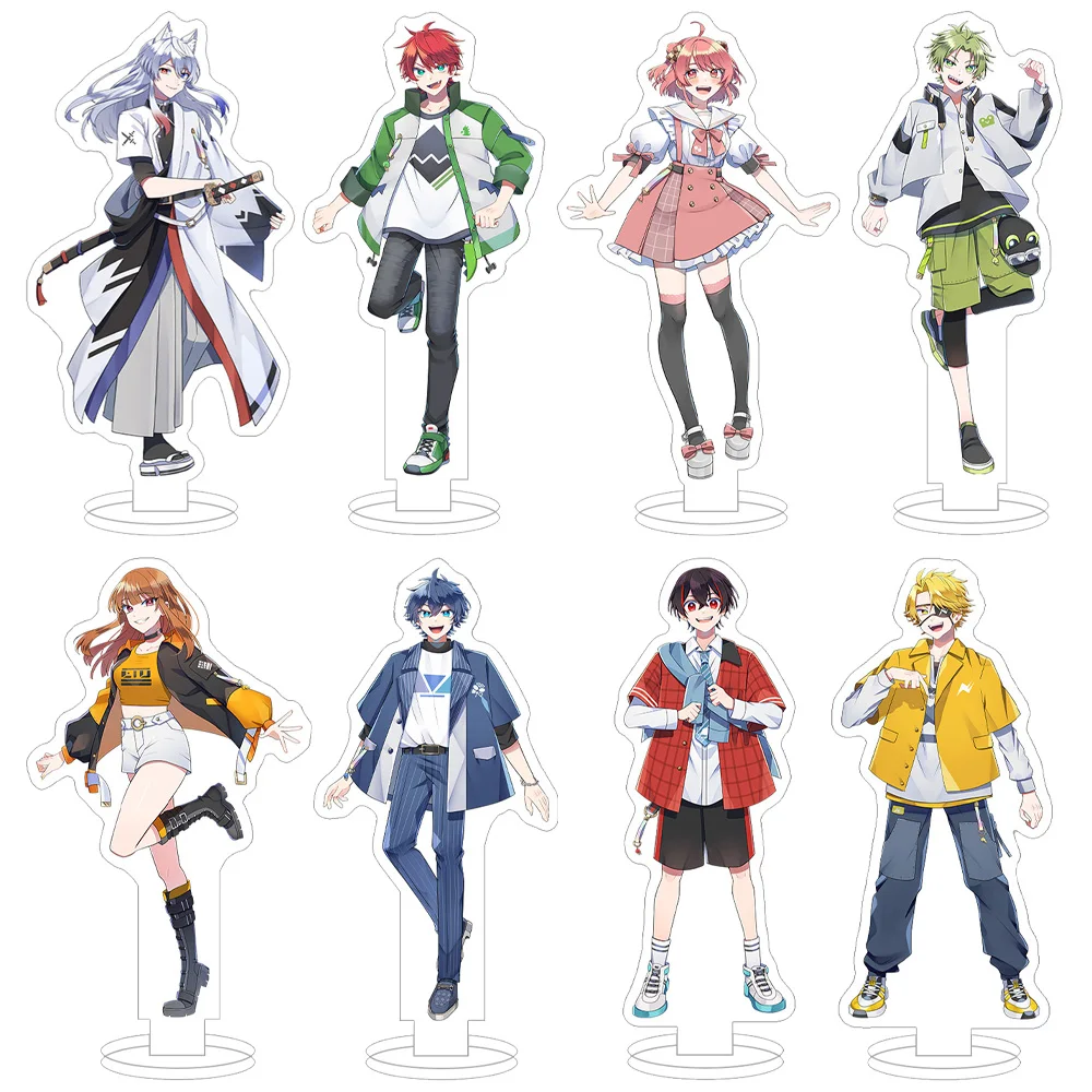 Фото Красочный персиковый мини-мир VTuber персонаж JPAPA Noa Tattsun Yuankun Siva DNQ Naokiri Mofu акриловая подставка аниме игрушка украшение для стола №1