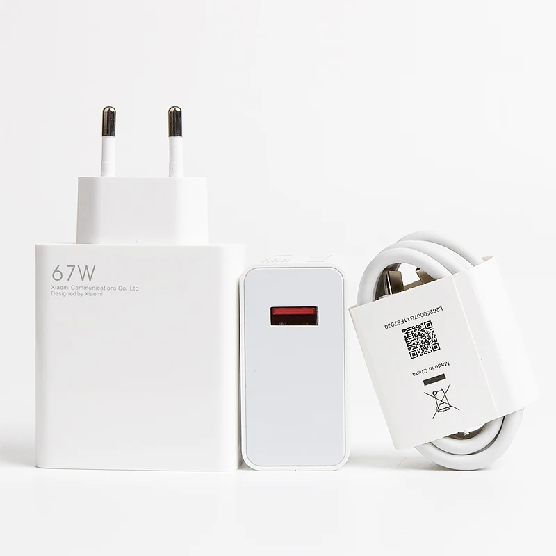 Зарядное устройство xiaomi 67 Вт европейская вилка оригинальный адаптер питания для