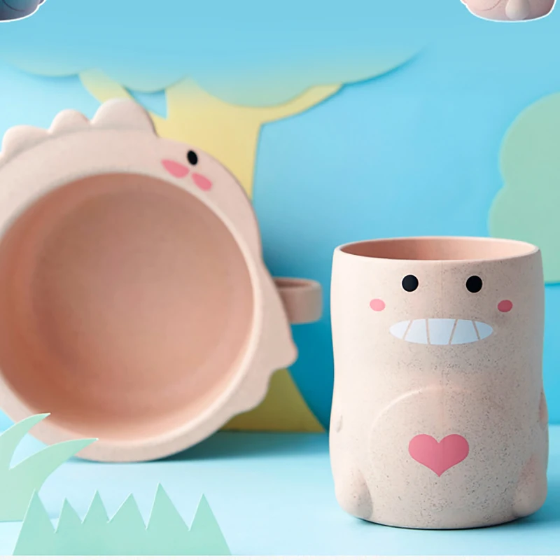 Акция! 6 шт./набор детские столовые приборы с динозавром |