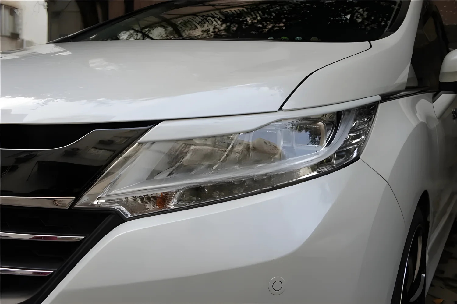 Благородный АБС-пластик брови для автомобильных фар HONDA ODYSSEY 2015-2020 Праймер