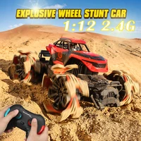 4wd rc car 2 4g radio remote control car 112 explosive wheel rc stunt cars and trucks vehicle model toys for children boy