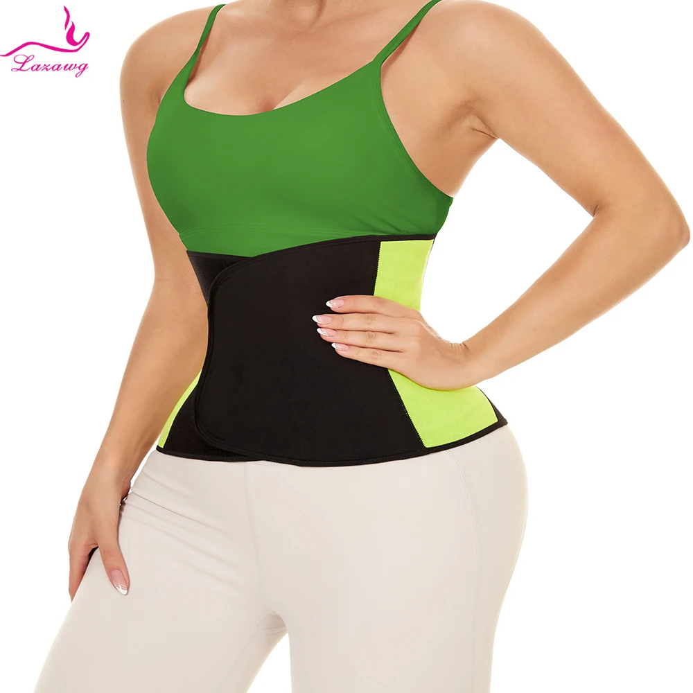 

LAZAWG Sauna Waist Trainer for Sweat Women Corset Belt Waist Body Sculpting Trimmer Weight Loss Slimming Gym Workout Body Shaper