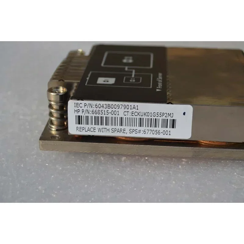 Original For HP PorLiant DL160 G8 CPU2 Heatsink 677056-001 668515-001