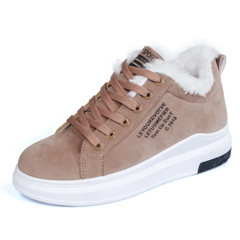 

Fashion New Cotton Shoes Women New Winter Plus Velvet All-match Student Thick-soled Thickened Warm Snow Women's Cotton Boots