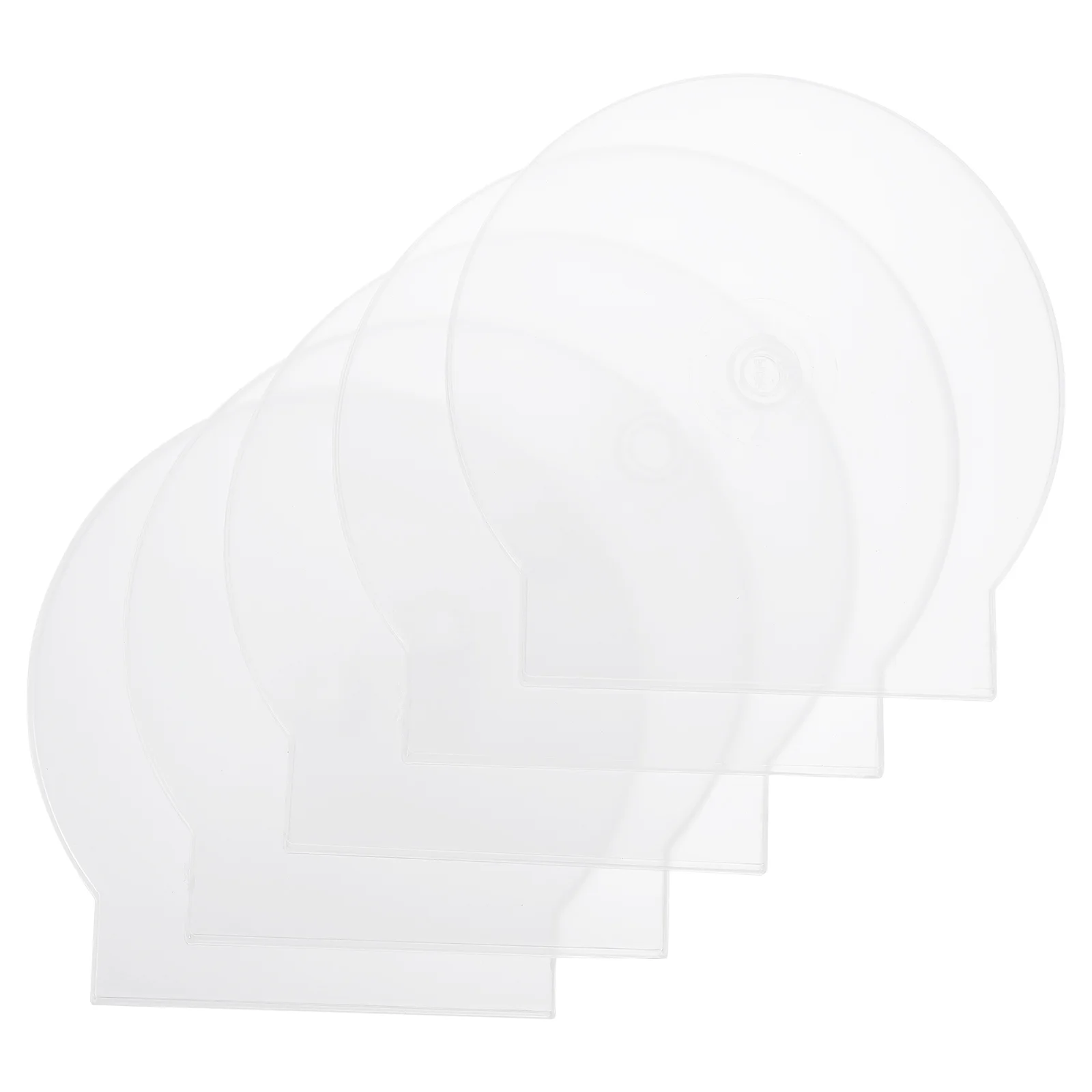 

Case Disks Box Optical Storage Transparent Ingle Disc Round Jewel Single Sleeve