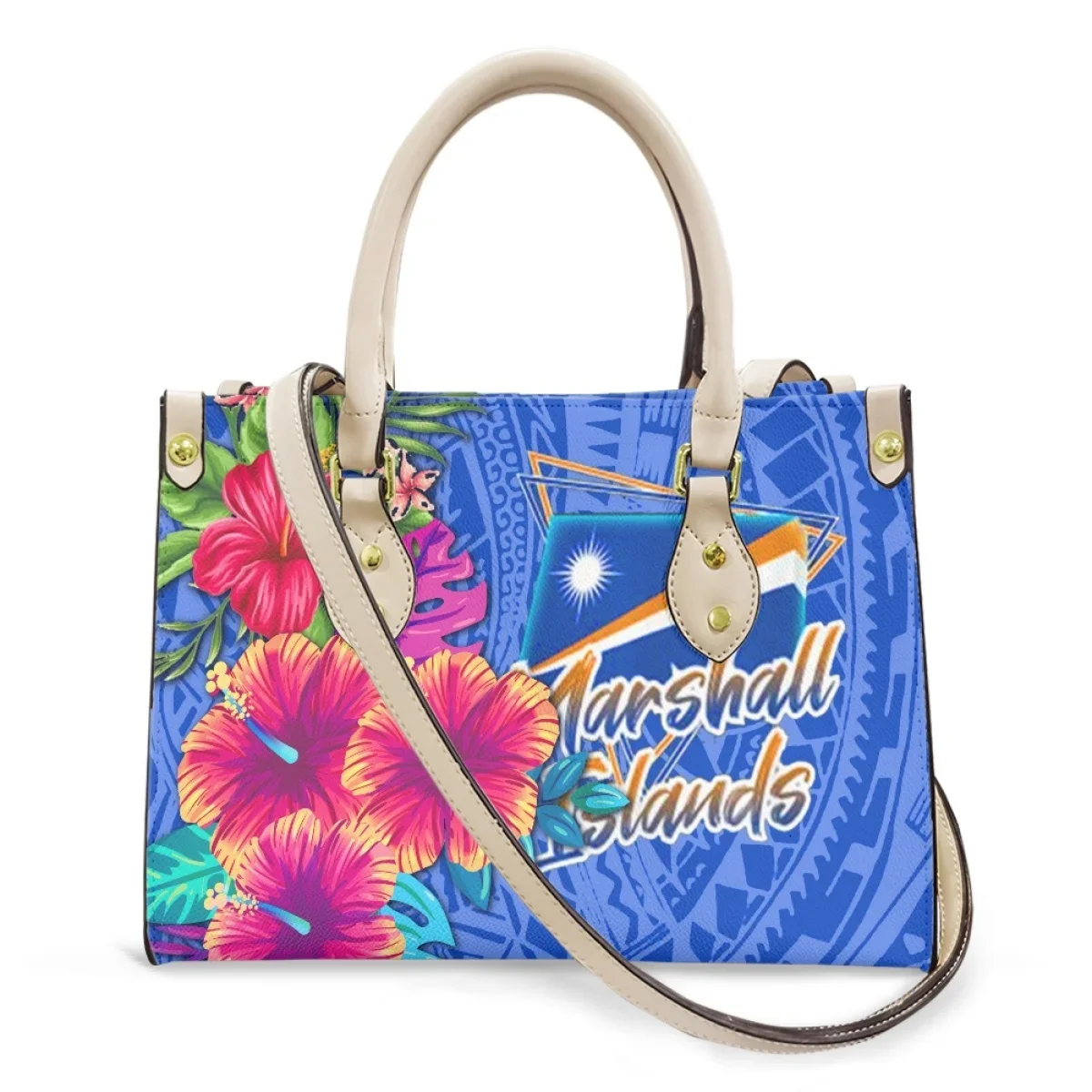 Сумка Marshall Island для женщин полинезийская искусственная кожа роскошные женские