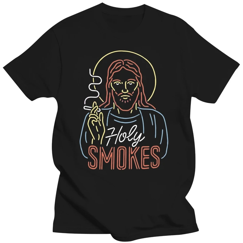 

Смешная рубашка с изображением Иисуса Богоматери курительного Иисуса