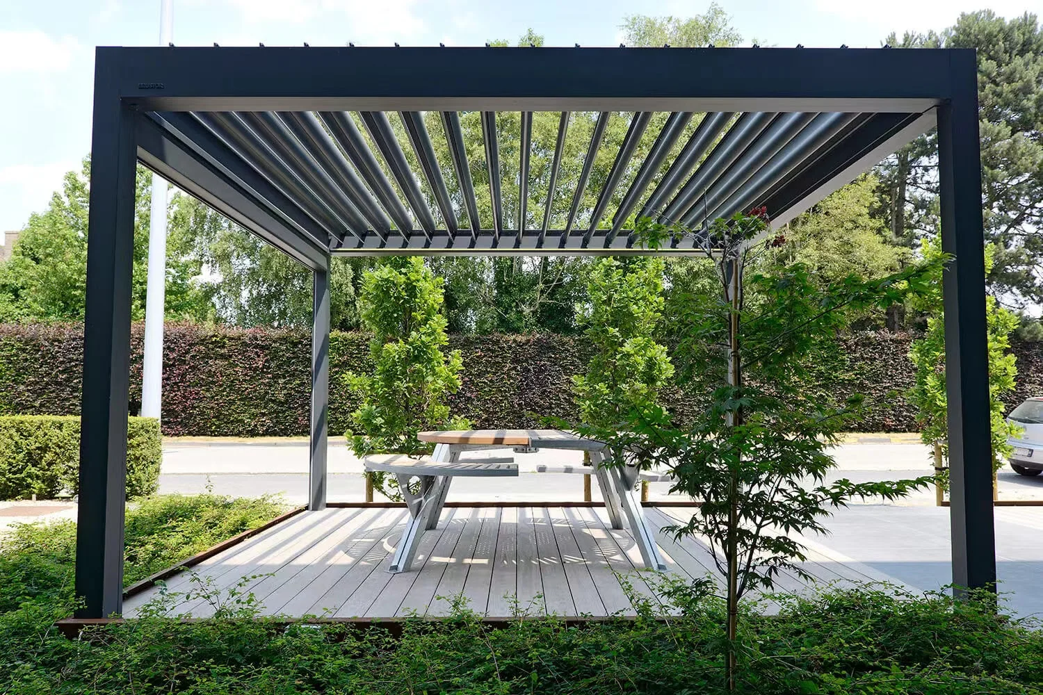 

Outdoor Garden Luxurious Customized Size Aluminium Pergola Design