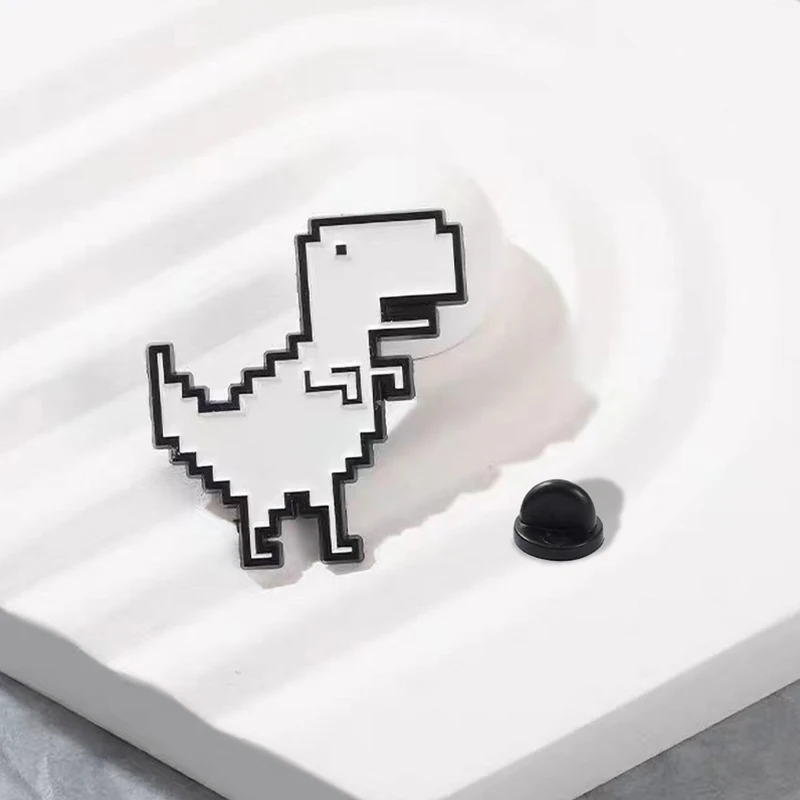 Мультяшный пиксель ветер сплав искусственный Симпатичный Динозавр стильная