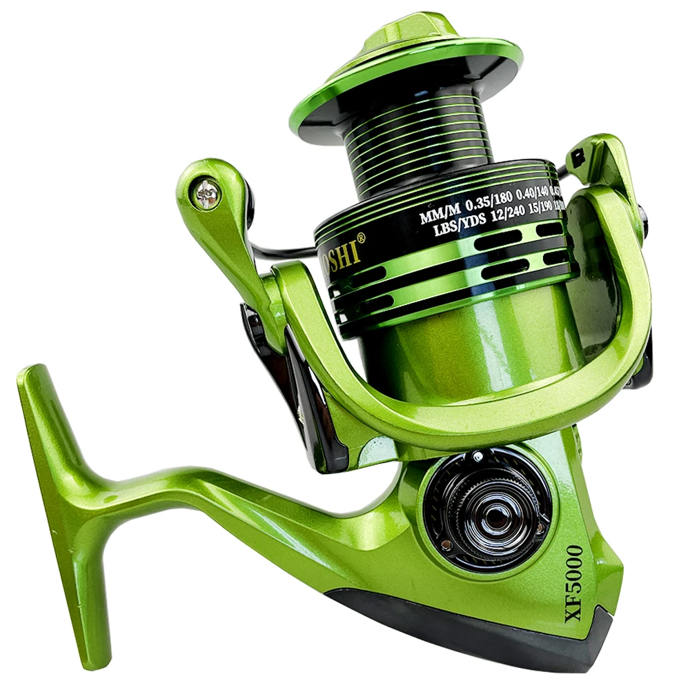 

All-metal Arm Spinning Fishing Reels EVA Handle Fishing Reels 1000-7000 Series Gapless Metal Head Spinning Wheel