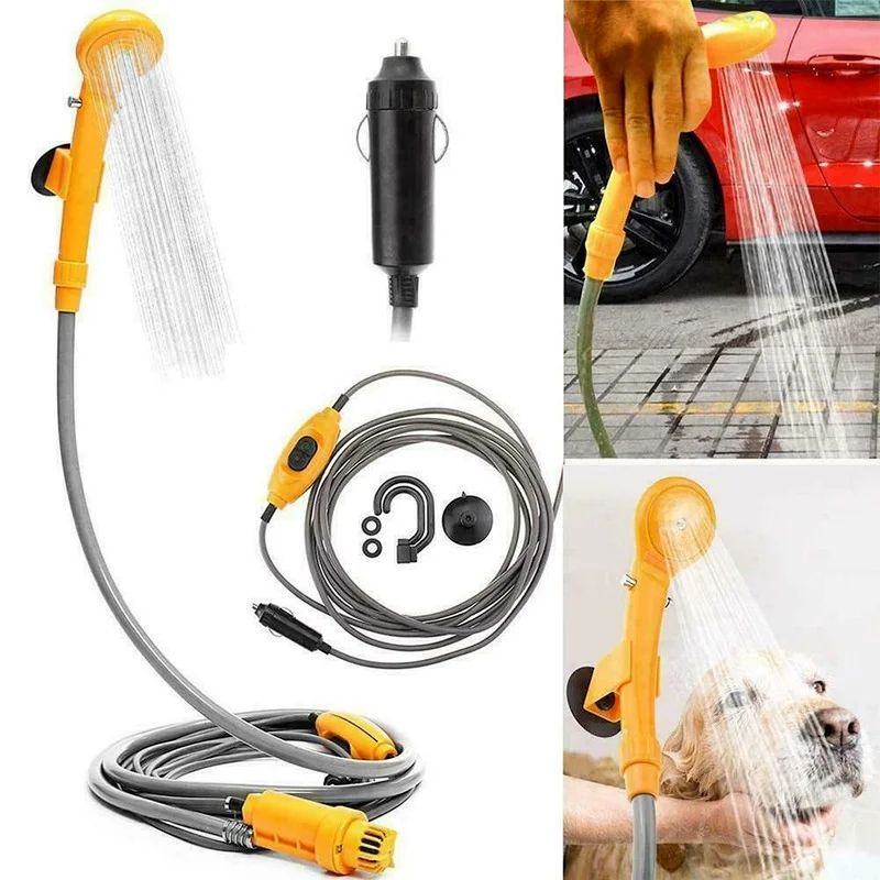 

Shower Electric Watering Camping Water For Shower Washing Outdoor Hiking Travel Kit Car Flowering Bag Plants