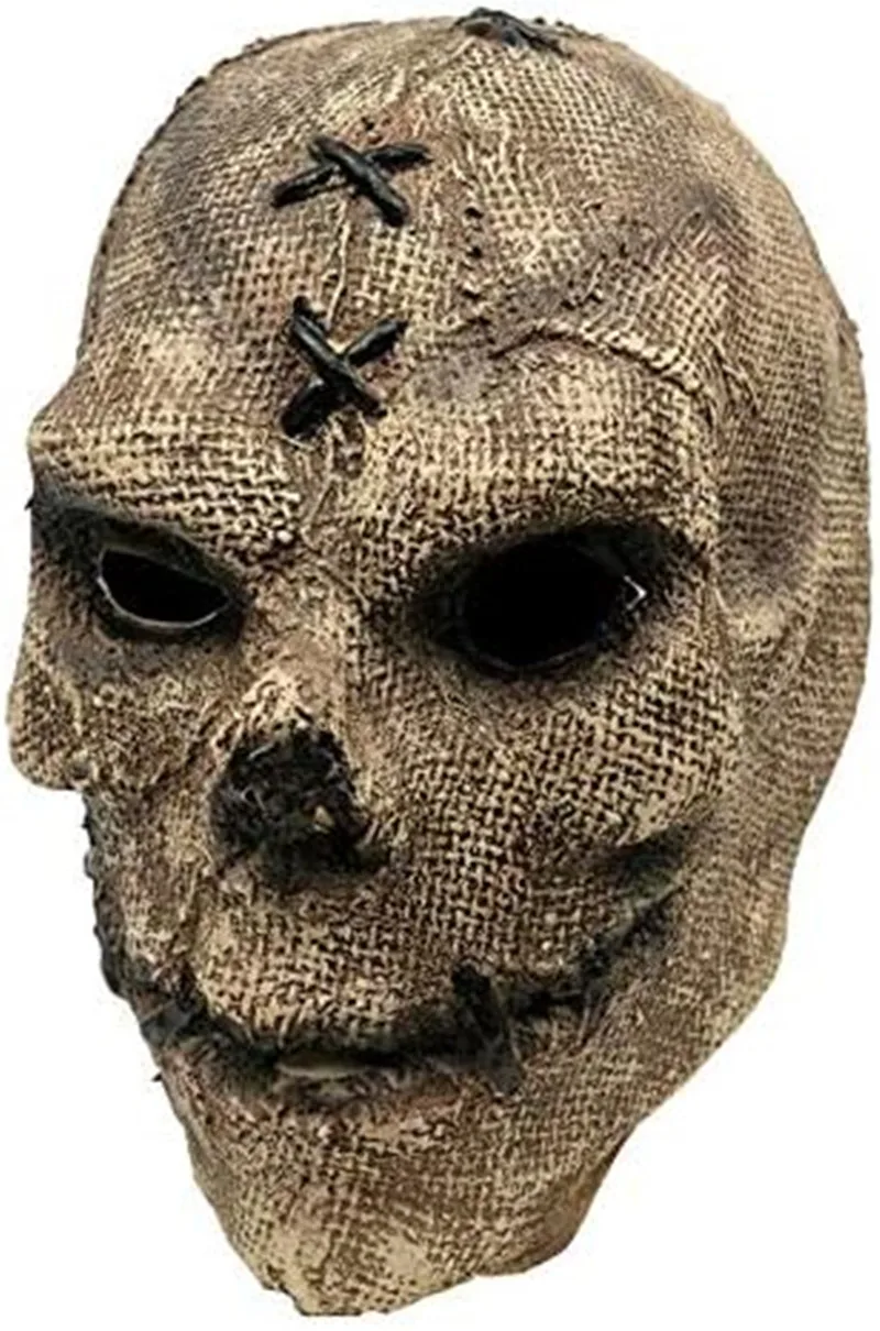 

Маска из мешковины с изображением злого черепа, роскошная Новинка, коричневая маска на голову, костюм для вечеринки, маска для взрослого выпускного вечера