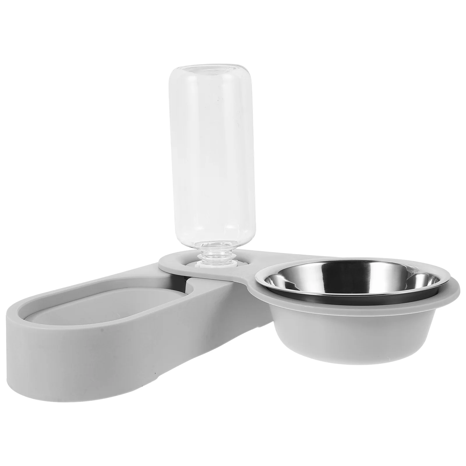 

Pet Bowl Feeder Dog Water Food Cat Automatic Feeding Dispenser Bowls Container Double Set Auto Holder Fountain Feeders Design