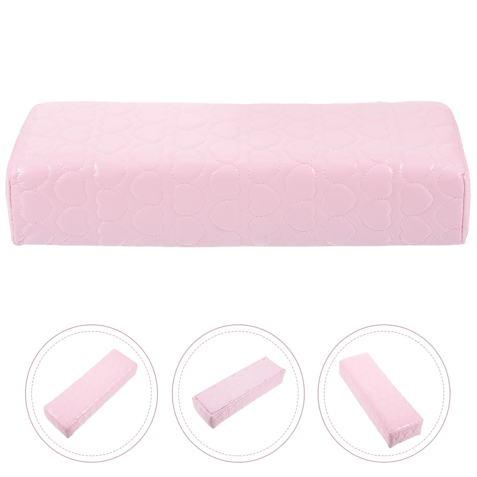 

Hand Cushion Manicure Implement Stripe Nail Rest Holder Pillows For Salon Desk Pad