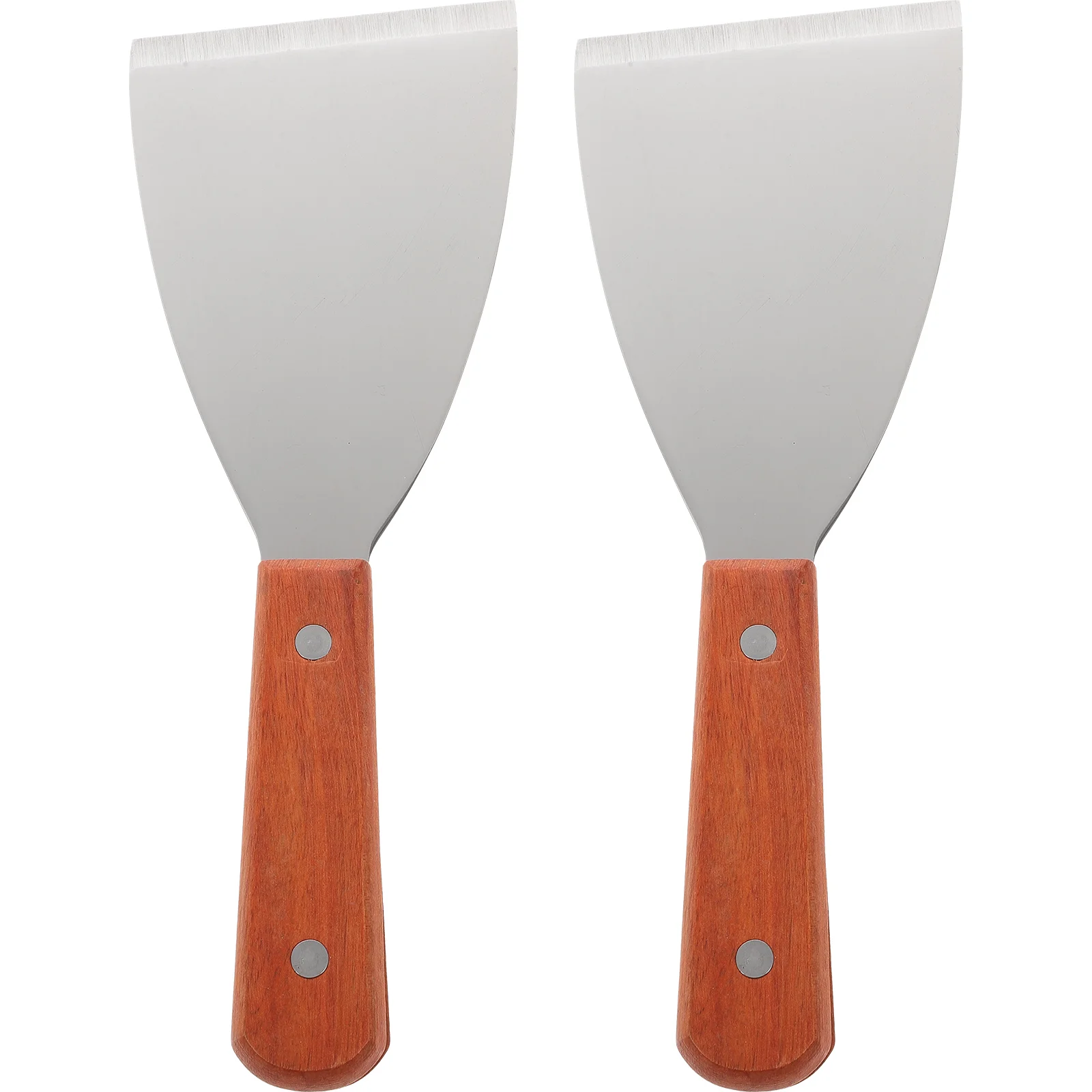 

2 PCS Pancake Spatula Portable Grills Pie Spatula Heat Resistant Spatula Stainless Steel Spatula Pancake Turner