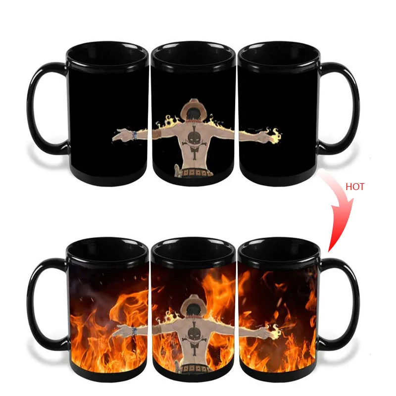 Керамическая чашка с изменением цвета: лампа аккумулятора меняет цвет при нагревании; Чашка для воды: керамическая чашка (art.: 3920be28cfe71) - 3920be28cfe71