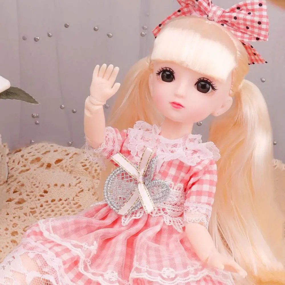 Фото Блондинка 1/6 bjd куклы, игрушки DIY с одеждой коричневые глаза 30 см шарнирные игрушки наряд красочная шарнирная кукла детская игрушка №4