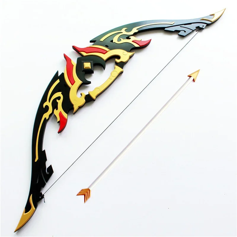 Genshin Impact Tartaglia Bow Rust rekwizyty do cosplay broń Halloween karnawał fantazyjne przyjęcie zabawki urodziny prezenty