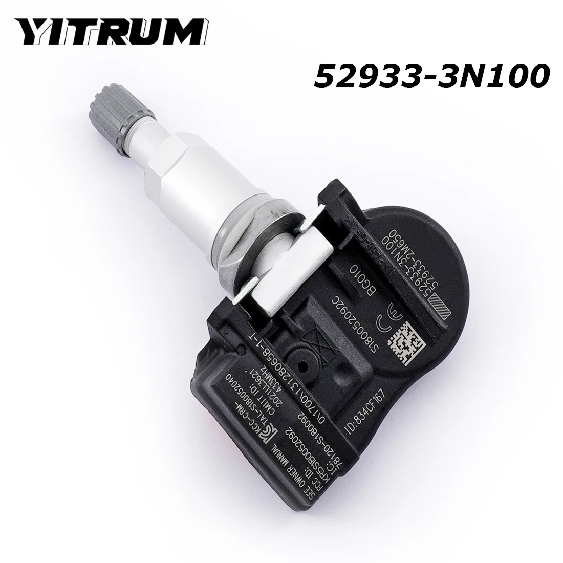 

YITRUM 52933-3N100 TPMS Sensor For Hyundai Solaris Centennial H300 i800 Accent Genesis Kia Pro Ceed Picanto Cadenza 529333N100