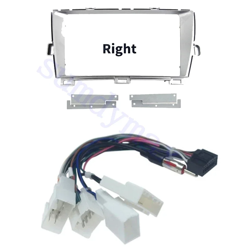 9-дюймовая рамка автомобильного радиоприемника для Toyota Prius левая и правая большой
