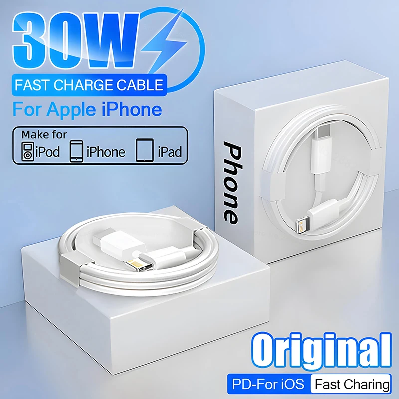 Cavo USB a ricarica rapida PD 30W per iPhone 14...