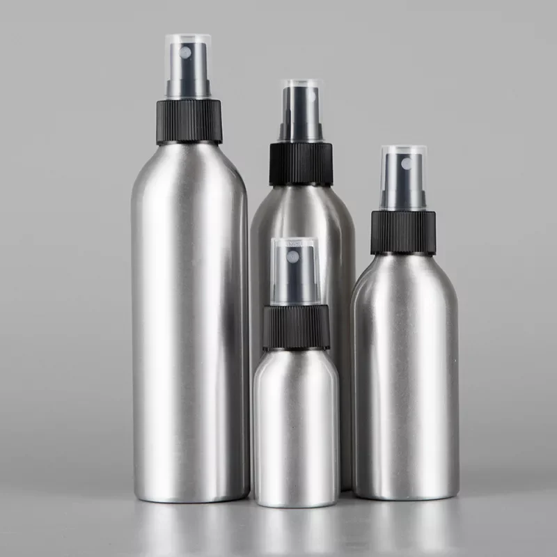 

30/50/100ML Aluminum Spray Bottle Refillable Perfume Portable Empty Container Travel Cosmetic Sprayer Atomizer Silver