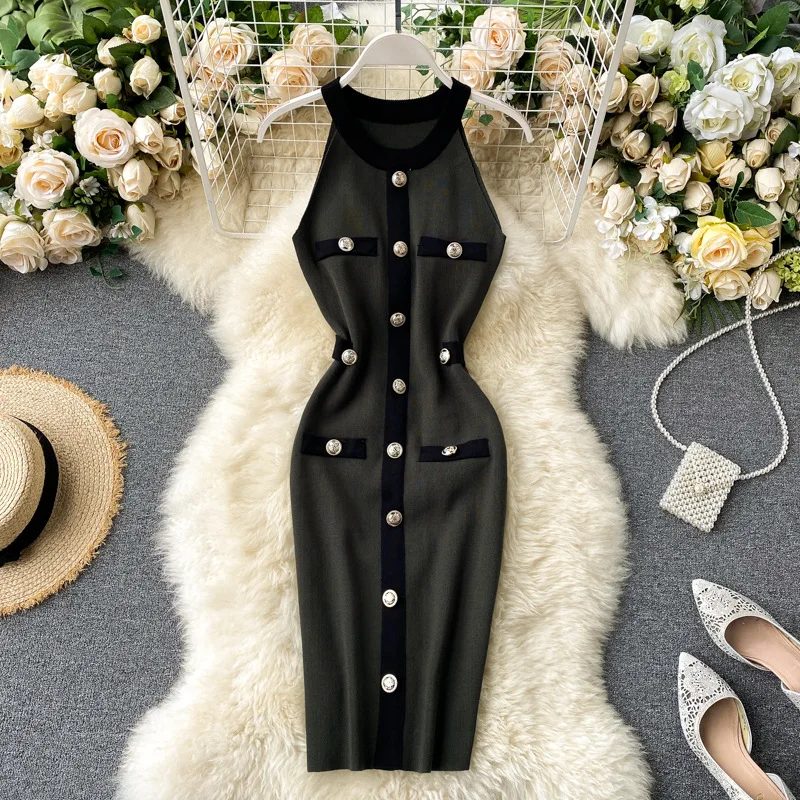 

Платье в стиле знаменитостей, новинка 2020, соблазнительное облегающее трикотажное черное платье с облегающей юбкой