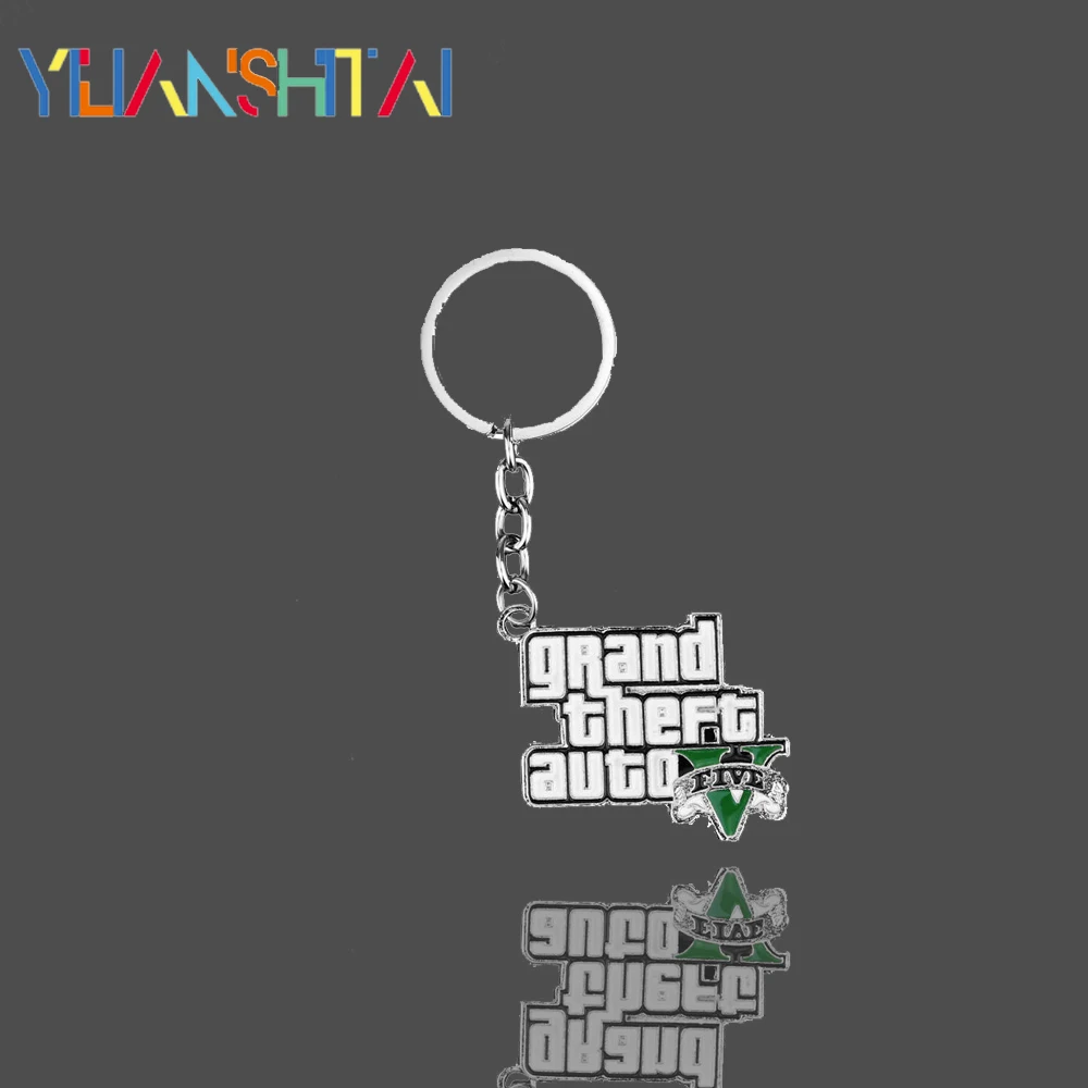 Популярная игра PS4 GTA 5 Брелоки Grand Theft Auto Xbox PC Rockstar металлический подвесной брелок