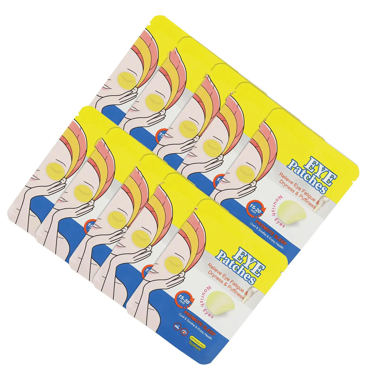 Охлаждающие пластыри для защиты глаз — 10 пар помощи во сне снятия усталости и