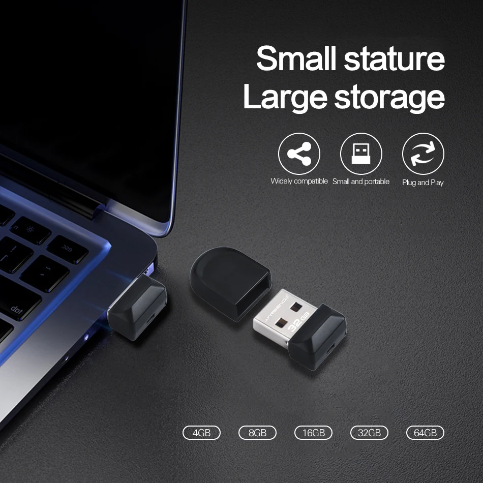 WANSENDA супер флэш-накопитель Mini-USB Водонепроницаемый флэш-накопитель 64 ГБ 32 ГБ оперативной памяти, 16 Гб встроенной памяти, 8 ГБ 4 ГБ Thumbdrive флеш-н... (art.: 3920b1f02eaef) - 3920b1f02eaef