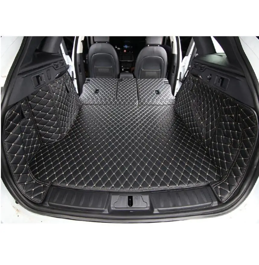

for jaguar F-pace leather car trunk mat cargo liner 2016 2017 2018 2019 2020 rug carpet accessories