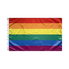 LGBT Flag Lesbian Gay Bisexual Transgender Pansexual Progress Pride Rainbow Banner For Decor Polyester Philly Homosexual Hanging