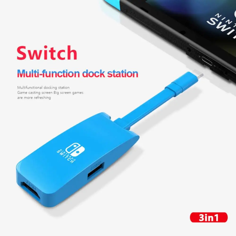 

Портативная док-станция для Nintendo Switch, ТВ адаптер, док-станция, аксессуары, зарядная док-станция для NS Switch, узла Macbook Pro/Air