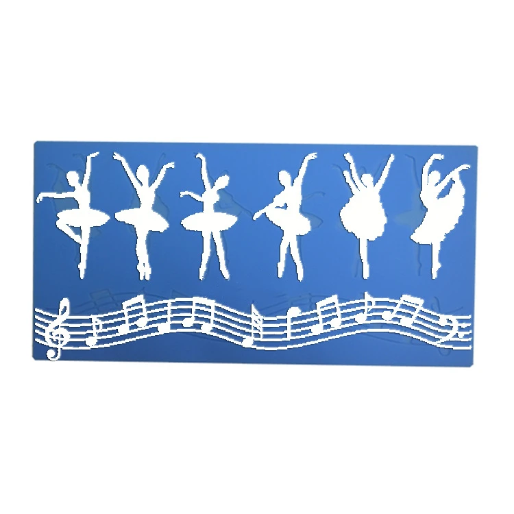 Балетные нотки кружевной коврик инструменты для украшения тортов из мастики