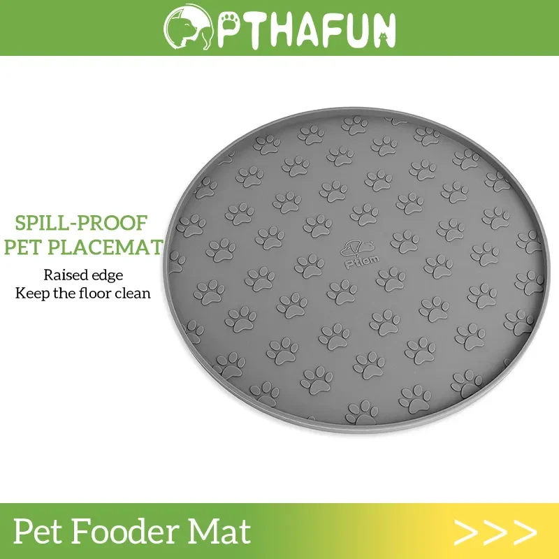 

Коврик силиконовый для кормления домашних животных, подстилка для кошек и собак, легко чистится, защита от пролития еды и воды