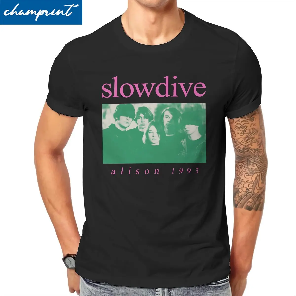 

Футболка с коротким рукавом и круглым вырезом для мужчин