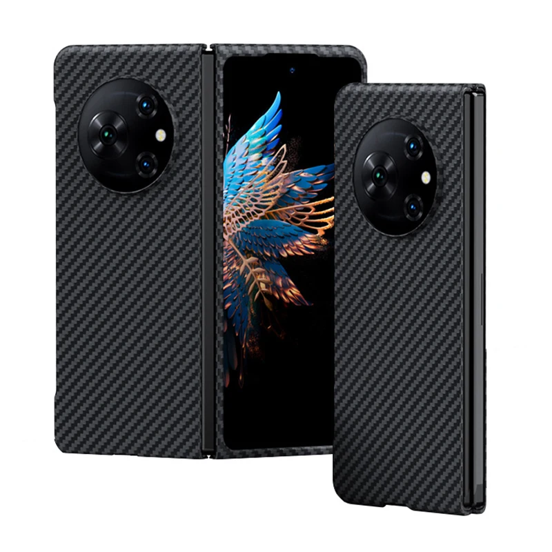 

Чехол из настоящего углеродного волокна для TECNO PHANTOM V Fold чехол Ультратонкий ударопрочный чехол из арамидного волокна для PHANTOM V чехол