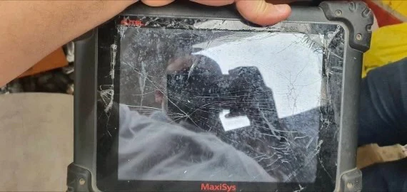 Фото Новый сенсорный Автомобильный сканер для AUTEL MaxiSys FCC ID:WQ8MAXISYSMY908 емкостный сенсорный экран дигитайзер сенсор внешняя стеклянная панель №5
