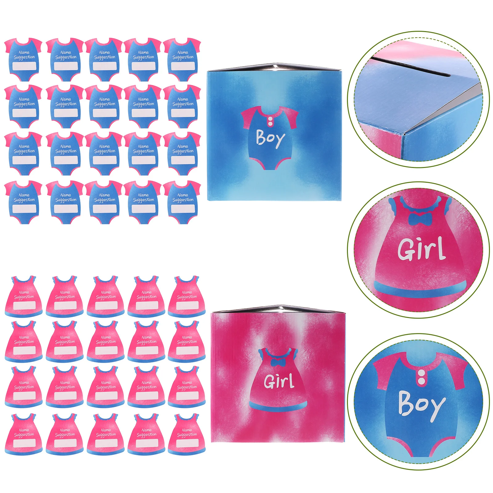 

Dining Table Decor Voting Party Boy Gender Reveal Supplies Decoration Props Newborn