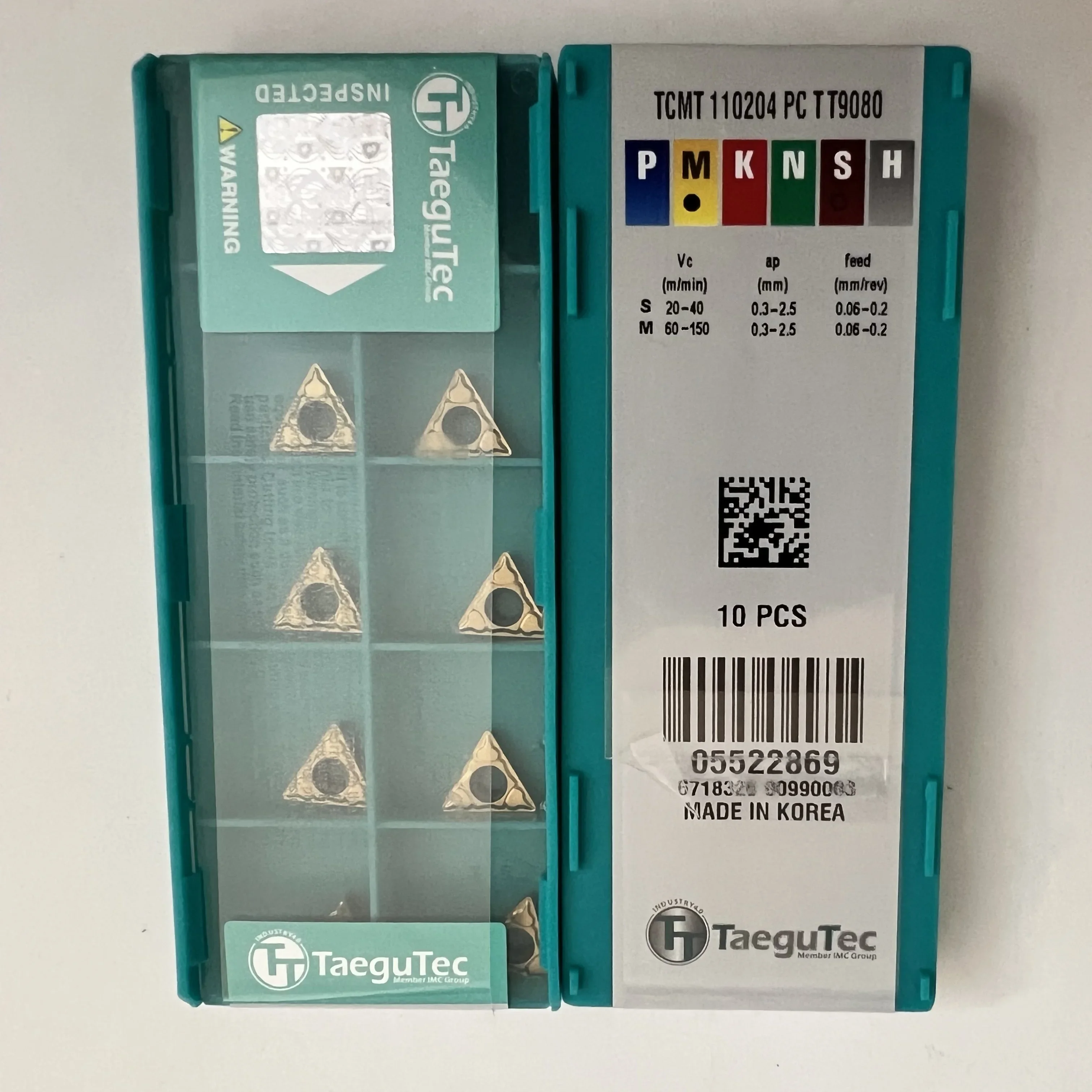 Лезвие CNC TCMT110204PC TT9080/TCMT110208PC TT9080